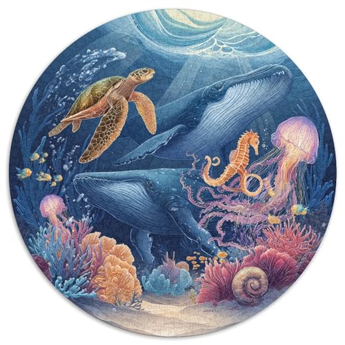 Puzzle Classique 1000 Pièces Thème Océanique - Un Puzzle Adulte 1000 Pièces Qui Allie Détente Et Concentration. Parfait Pour Les Amateurs De Loisirs Créatifs Et De Défis Mentaux. Détails Saisissants von GRBASNDOU