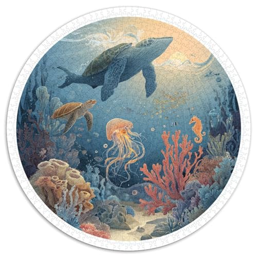 Puzzle Classique 1000 Pièces Thème Océanique - Un Puzzle Adulte 1000 Pièces Qui Combine Art Et Nature. Parfait Pour Les Amateurs De Défis Et De Détente. Qualité Premium, Détails Saisissants von GRBASNDOU