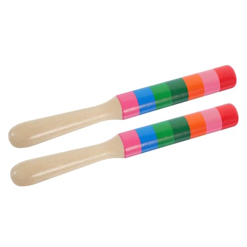 GREENADSCAPE 1 Paar Rhythmusstäbe, Rhythmus Lehrmittel, Stabinstrumente, Schlagstäbe, Schlaginstrument, Kinderinstrument, Kindermusikinstrument, Musikinstrumente, Instrumentenstab von GREENADSCAPE