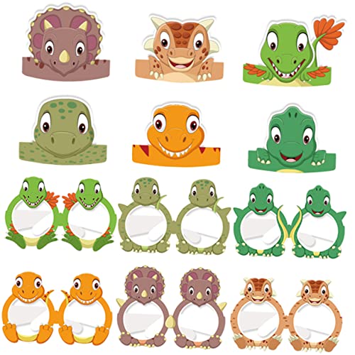 GREENADSCAPE 12pcs Dinosaurier Papier Hut Geburtstag Gläser Kreative Jungen Und Mädchen Party Supplies Event Dekorationen Requisiten GREENADSCAPE 12pcs Dinosaurier Papier Hut Geburtstag Gläser Kreative Jungen Und Mädchen Party Supplies Event Dekorationen Requisiten von GREENADSCAPE