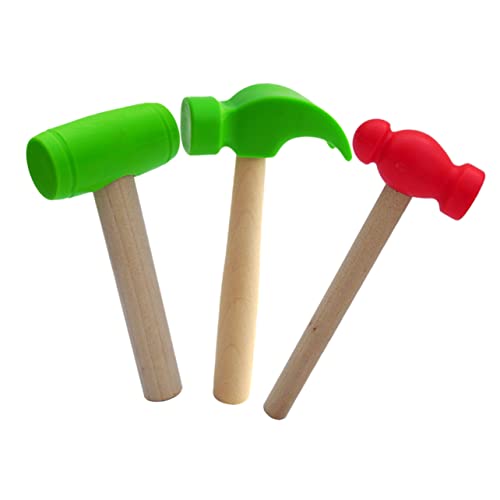 GREENADSCAPE 3 Stück Simuliertes Holzbearbeitungsspielzeug, Werkzeugspielzeug, Hammerspielzeug Für Kinder, Holzhammerspielzeug, Klopfhammerspielzeug, Kinderspielzeug, Hammerspielzeug, Lustiges GREENADSCAPE 3 Stück Simuliertes Holzbearbeitungsspielzeug, Werkzeugspielzeug, Hammerspielzeug Für Kinder, Holzhammerspielzeug, Klopfhammerspielzeug, Kinderspielzeug, Hammerspielzeug, Lustiges von GREENADSCAPE