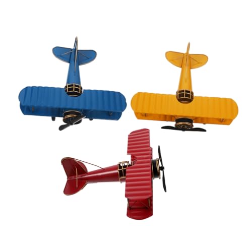 GREENADSCAPE 3stücke Vintage Flugzeug Teiliges Retro Flugzeug Für Tisch Und Zuhause Metall Handwerk Für Sammler Und GREENADSCAPE 3stücke Vintage Flugzeug Teiliges Retro Flugzeug Für Tisch Und Zuhause Metall Handwerk Für Sammler Und von GREENADSCAPE