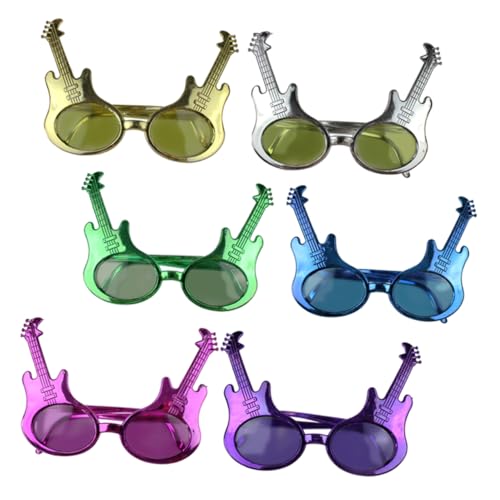 GREENADSCAPE 6 Stück Gitarrenbrille Brillen Für Festival Musik Partybrille Neuheit Partybrille Einzigartiger Stil Brille Kunststoffbrille Brille Kostüm Gitarre Partybrille Kostümbrille GREENADSCAPE 6 Stück Gitarrenbrille Brillen Für Festival Musik Partybrille Neuheit Partybrille Einzigartiger Stil Brille Kunststoffbrille Brille Kostüm Gitarre Partybrille Kostümbrille von GREENADSCAPE