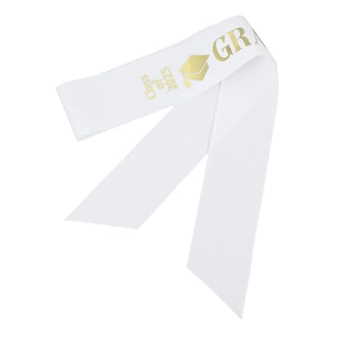 GREENADSCAPE Abschlussfeier-träger Satin-schärpe Abschlussklasse 25 Abschluss-/junggesellen-dekorationen GREENADSCAPE Abschlussfeier-träger Satin-schärpe Abschlussklasse 25 Abschluss-/junggesellen-dekorationen von GREENADSCAPE
