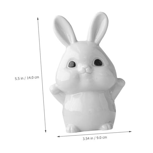GREENADSCAPE Keramik Hasen Statue Tisch Dekoration Cartoon Hase Figur Garten Heim Ostern Ornament GREENADSCAPE Keramik Hasen Statue Tisch Dekoration Cartoon Hase Figur Garten Heim Ostern Ornament von GREENADSCAPE