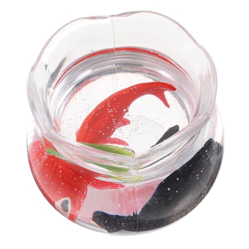 GREENADSCAPE Mini Aquarium Harz Fisch Aquarium Für Puppenhaus Miniaturen Zubehör GREENADSCAPE Mini Aquarium Harz Fisch Aquarium Für Puppenhaus Miniaturen Zubehör von GREENADSCAPE