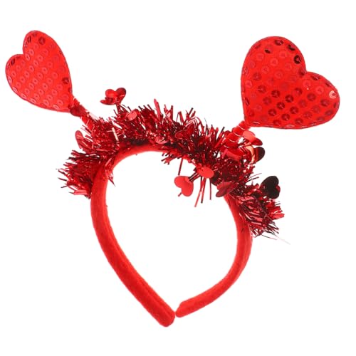 GREENADSCAPE Valentinstag Stirnband Liebe Stirnband Thema Funkelnde Pailletten Für Hochzeitsfeier von GREENADSCAPE