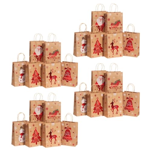 GREENADSCAPE Weihnachtsgeschenktüten Aus Kraftpapier Handliche Papiertüten Für Partys Und Dekoration Verschiedene Designs Für Weihnachten Und Feiern GREENADSCAPE Weihnachtsgeschenktüten Aus Kraftpapier Handliche Papiertüten Für Partys Und Dekoration Verschiedene Designs Für Weihnachten Und Feiern von GREENADSCAPE