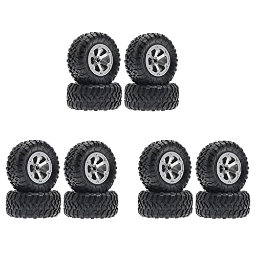 GREOHNMPAW 12 Stück 73mm Reifen Reifen Rad für C14 C24 B24 B36 MN D90 MN-90 MN99S FY003 FY004 RC Auto Upgrade Teile Zubehör von GREOHNMPAW