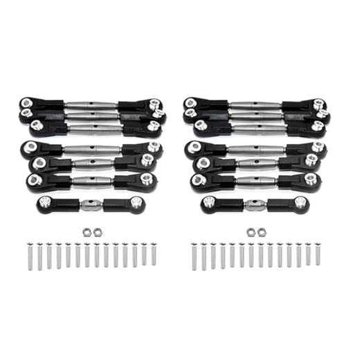 GREOHNMPAW 14 StüCk Stahl Lenkung GestäNge GestäNge Servo Stangen Set für TT-02B TT02B 1/10 RC Auto Upgrade Teile ZubehöR von GREOHNMPAW