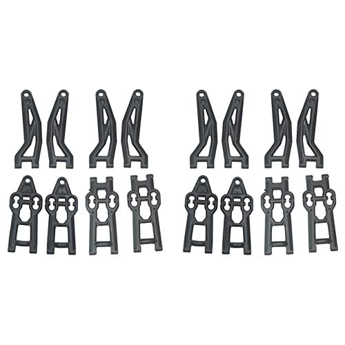 GREOHNMPAW 16 Stück Vorne Hinten Hinten Oben Unterer Schwenk Arm für XLF X03 X04 X-03 X-04 1/10 RC Zubehör für Bürstenlose Auto Teile von GREOHNMPAW