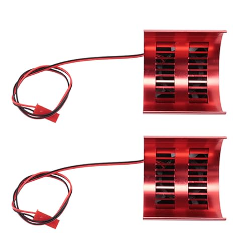 GREOHNMPAW 2 Stücke 42mm Motor Kühlung Lüfter Kühlkörper Kühlung für 1/10 E- E- Summit Arrma 1/8 Kraton Talion RC Auto,Rot GREOHNMPAW 2 Stücke 42mm Motor Kühlung Lüfter Kühlkörper Kühlung für 1/10 E- E- Summit Arrma 1/8 Kraton Talion RC Auto,Rot von GREOHNMPAW