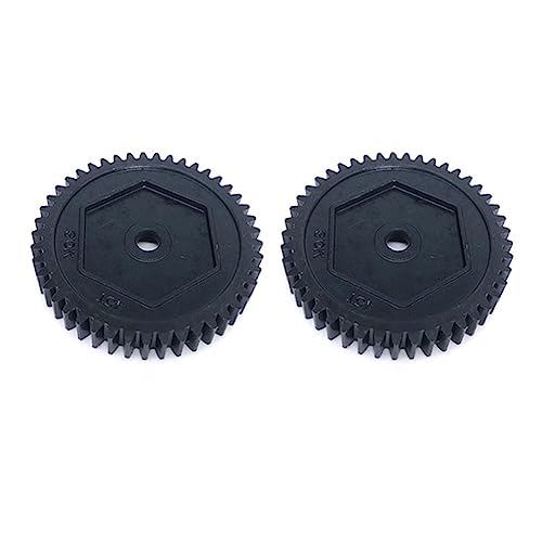 GREOHNMPAW 2X 1P Metall Stirnradgetriebe 45T 0,8M (32P) 8053 RC CAR Part für 1/10 RC Crawler -4 TRX4 von GREOHNMPAW