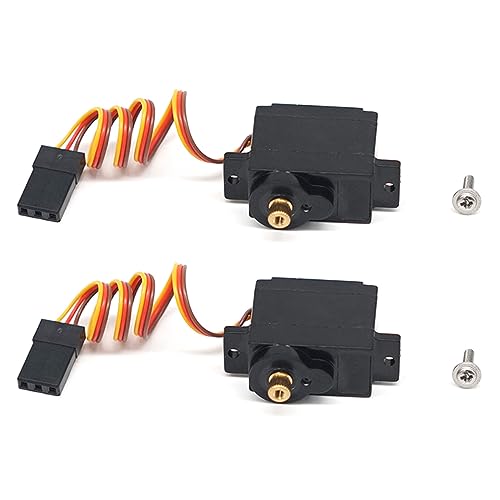 GREOHNMPAW 2X Metall Getriebe 5G Servo K989-58 für K969 K979 K989 K999 P929 P939 1/28 A202 A232 1/24 RC Auto Upgrade Teile von GREOHNMPAW