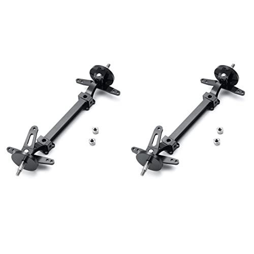 GREOHNMPAW 2X Metall-Vorderachsen-Lenkbaugruppe Verbindungsstange Verbindungsstange Ohne Strom für 1/14 RC-Traktor-Auto-Upgrade-Teile,1 von GREOHNMPAW