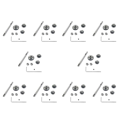 GREOHNMPAW 30x Metallgetriebe mit D-Achsen-Getriebe Stahlzahnräder Satz für D12 1/10 Rc Auto Upgrade Teile Zubehör GREOHNMPAW 30x Metallgetriebe mit D-Achsen-Getriebe Stahlzahnräder Satz für D12 1/10 Rc Auto Upgrade Teile Zubehör von GREOHNMPAW