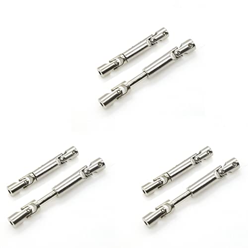 GREOHNMPAW 3X Metall CVD Antriebs Welle für D12 C24 C34 B14 B24 B16 B36 MN D90 MN99S RC Auto Teile Upgrade Zubehör, von GREOHNMPAW