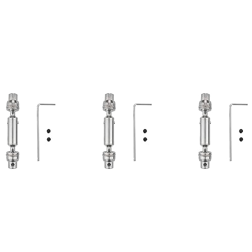 GREOHNMPAW 3X Upgrade der CVD Antrieb Welle Aus Metall für D12 C24 C34 B14 B24 B16 B36 MN D90 MN99S RC Auto Teile Zubehör, Silber GREOHNMPAW 3X Upgrade der CVD Antrieb Welle Aus Metall für D12 C24 C34 B14 B24 B16 B36 MN D90 MN99S RC Auto Teile Zubehör, Silber von GREOHNMPAW