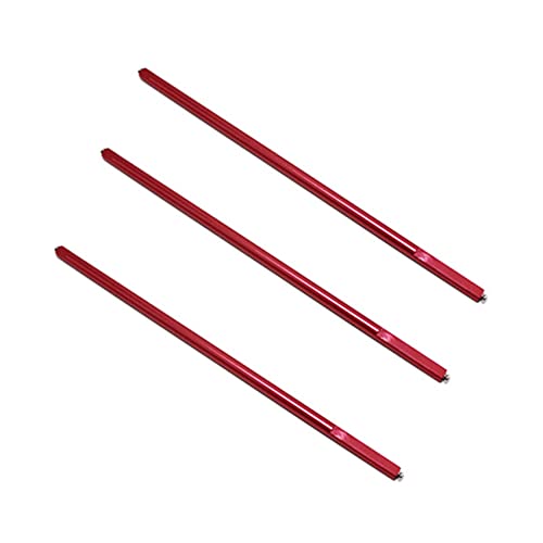 GREOHNMPAW 3X für 144001 1/14 RC Autoersatzteile 144001-1293 Zentralantriebswelle, Rot von GREOHNMPAW