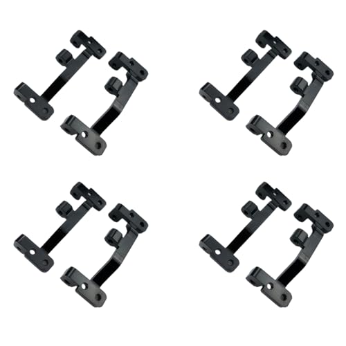 GREOHNMPAW 4 Paar Metall Zug Stange Basis Sitz für C24 C14 C14K C24K 1/16 RC Auto Upgrade Teile Schwarz von GREOHNMPAW