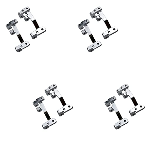 GREOHNMPAW 4 Paar Metall Zug Stange Basis Sitz für C24 C14 C14K C24K 1/16 RC Auto Upgrade Teile Silber von GREOHNMPAW