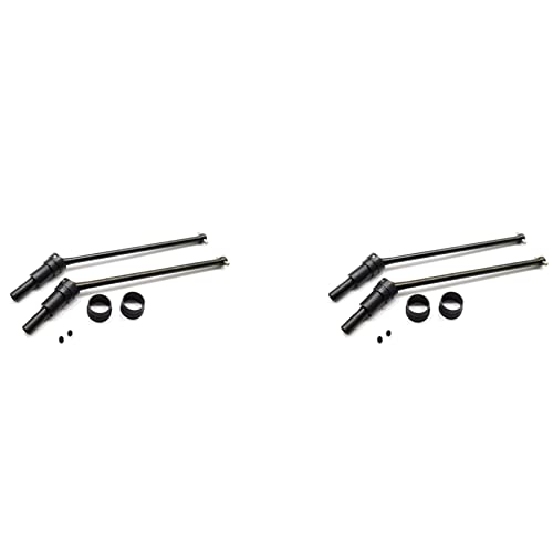 GREOHNMPAW 4 Stück Metall Antrieb Welle CVD EA1061 für JLB Racing Cheetah 11101 J3 Speed 1/10 RC Auto Upgrade Zubehör Teile von GREOHNMPAW