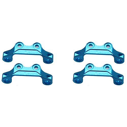 GREOHNMPAW 4 Stück Metall Obere Querlenker Arm Halterung für TT02 TT-02 1/10 RC Auto Upgrade Teile von GREOHNMPAW