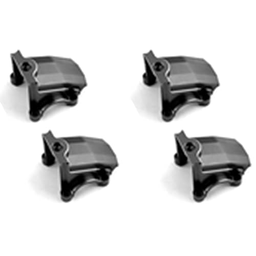 GREOHNMPAW 4 Stück Metall Vorne und Hinten Differentialabdeckung Getriebeabdeckung für 1/5 Xmaxx 6S 8S RC Car Upgrade Teile,1 von GREOHNMPAW