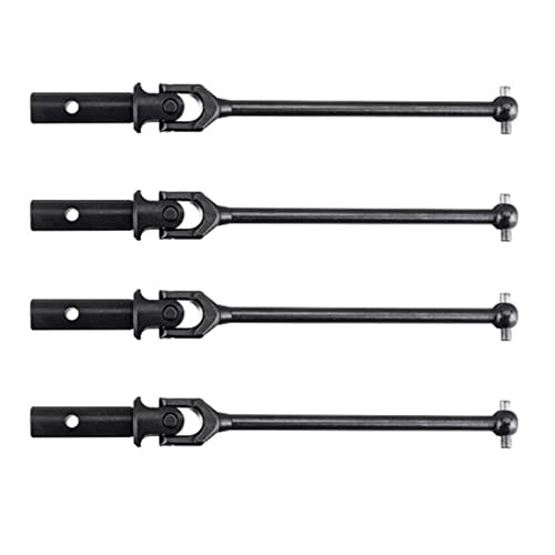 GREOHNMPAW 4 Stück Metallantriebswelle 130 mm 8015 für 1/8 08421 08427 9020 9116 RC Car Upgrade Teile von GREOHNMPAW