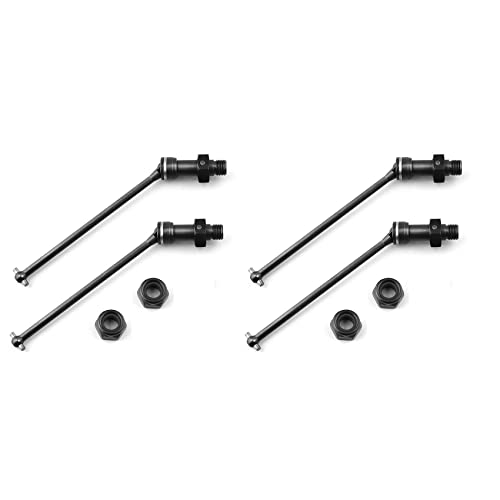 GREOHNMPAW 4 Stück Metallantriebswelle CVD EA1061 für JLB Racing Cheetah 11101 21101 J3 Speed 1/10 RC Car Upgrade Parts Zubehör von GREOHNMPAW