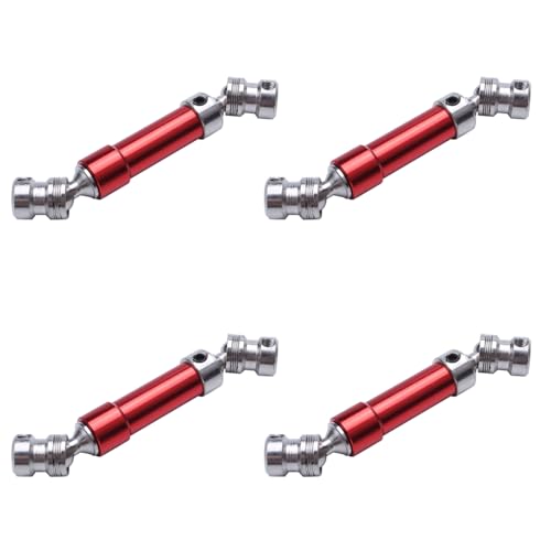 GREOHNMPAW 4 Stücke Metall Hinten Mittenantriebswelle CVD Getriebewelle für 1:12 12428 12423 RC Auto Kurzen Kurs Wüste Off-Road von GREOHNMPAW