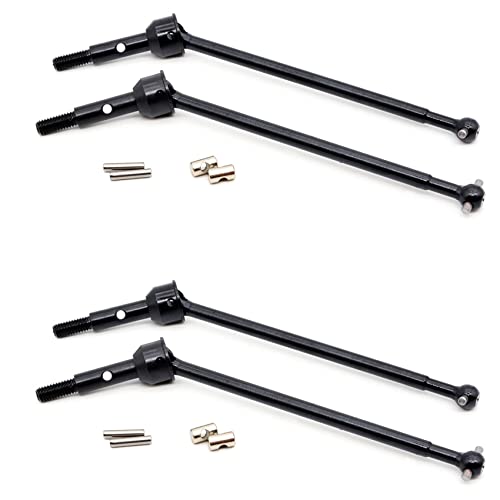 GREOHNMPAW 4 Stücke Metall Vordere Antrieb Welle CVD 7503 für -10 DBX10 1/10 RC Auto Upgrade Teile Zubehör Satz von GREOHNMPAW
