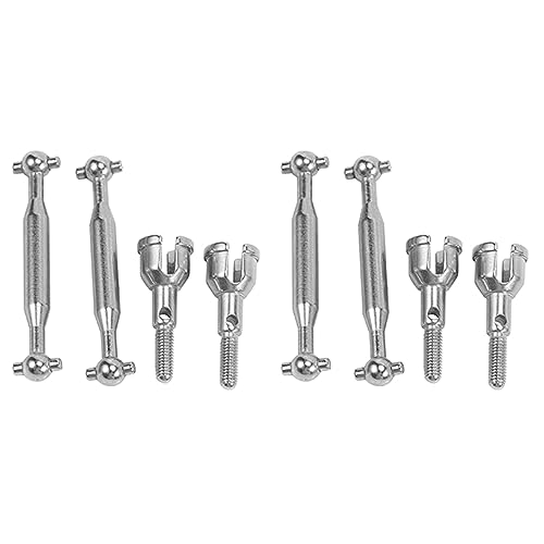 GREOHNMPAW 4Set Metall Heck Antrieb Welle Dogbone für 1603 1604 SG1603 SG1604 1/16 RC Auto Teil Zubehör von GREOHNMPAW