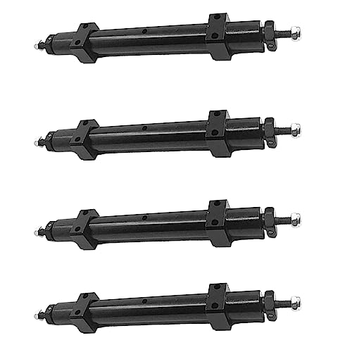 GREOHNMPAW 4X Metall Achse Ohne Antrieb 120 mm / 140 mm für 1/14 Trailer 1/10 RC Auto DIY Modifikation -120 mm von GREOHNMPAW