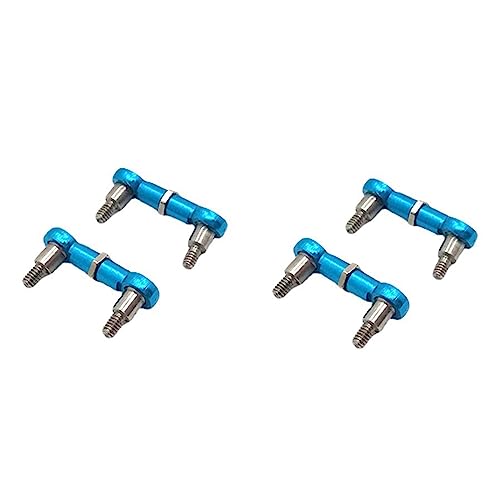 GREOHNMPAW 4X Metall Hinteres Kugelgelenk Stange Verbindungsstange für K969 K979 K989 K999 P929 P939 1/28 RC Auto Upgrades Teile Zubehör,Blau von GREOHNMPAW
