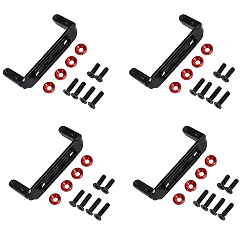 GREOHNMPAW 4X Metall Servo Halterung Halter Servo Fixed Base für Axial Capra 1.9 UTB AXI03004 1/10 RC Crawler Auto Upgrade Zubehör Teile von GREOHNMPAW