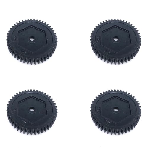 GREOHNMPAW 4X Metall Stirnradgetriebe 45T 0,8M (32P) 8053 RC CAR Part für 1/10 RC Crawler -4 TRX4 von GREOHNMPAW