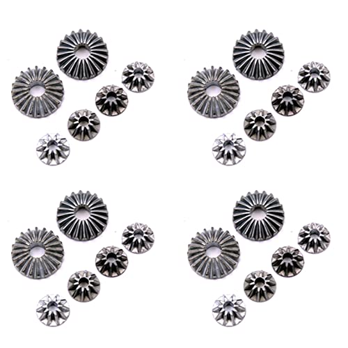 GREOHNMPAW 4X Metalldifferentialgetriebe 12402-A-1952 für 104009 12402-A 12401 12402 12403 12404 12409 RC Auto Upgrade Teile von GREOHNMPAW