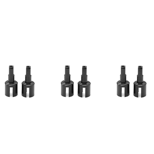 GREOHNMPAW 6 StüCk Stahl Getriebe Joint Tasse Tasse 300054477 für TT01 TT02 TT01D TT01E DF-02 M05 M06 1/10 RC Auto Upgrade ZubehöR Teile von GREOHNMPAW