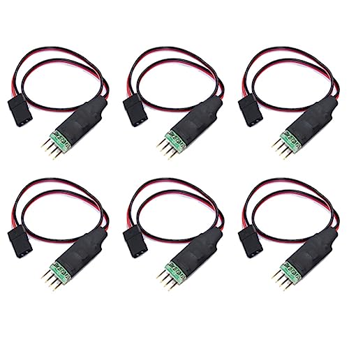 GREOHNMPAW 6X Fernbedienungsschalttafel CH3-Lichtsteuermodul für Die Plug-and-Play-Lampe des Modells RC Car Light von GREOHNMPAW