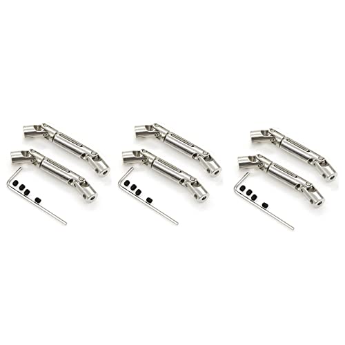GREOHNMPAW 6X Neue Aktualisierung Metall CVD Antriebs Welle für D12 C24 C34 B14 B24 B16 B36 MN D90 MN99S RC Auto Teile Zubehör von GREOHNMPAW