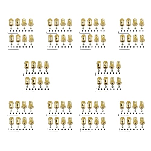 GREOHNMPAW 80 Stücke 5Mm Bis 12Mm Messing Kombinierer Rad Nabe Sechskant Adapter für D12 C14 C24 B14 B24 B16 B36 MN D90 MN99S RC Auto Teile von GREOHNMPAW