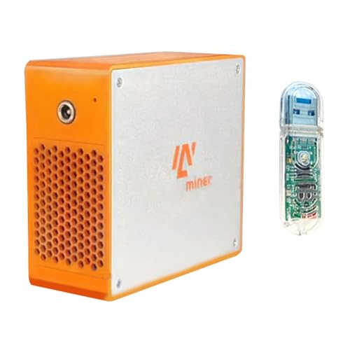 GREOHNMPAW BTC Solo Lottery Miner LV07 Asic-Miner Kryptowährungs-Mining-Maschine mit Einer Chance Von 1333MHz BTC EU-Stecker von GREOHNMPAW
