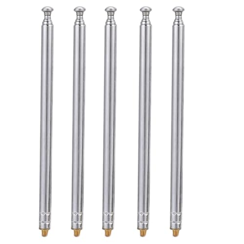 GREOHNMPAW RC Modellauto 25 Silber 5 Abschnitt 3 mm Außengewinde Erweiterungsantenne GREOHNMPAW RC Modellauto 25 Silber 5 Abschnitt 3 mm Außengewinde Erweiterungsantenne von GREOHNMPAW