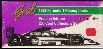 GRID MOTORCARD 1992 Formula 1 Racing Cards Premier Edition 200 Card Collector's Set von GRID MOTORCARD
