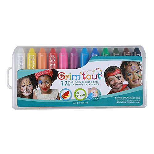GRIM'TOUT - Gt41883 – Box mit 12 Schmink-Stiften GRIM'TOUT - Gt41883 – Box mit 12 Schmink-Stiften von GRIM'TOUT