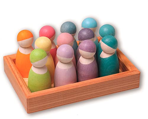 Grimms 10579 12 Regenbogen Freunde pastell von GRIMMS