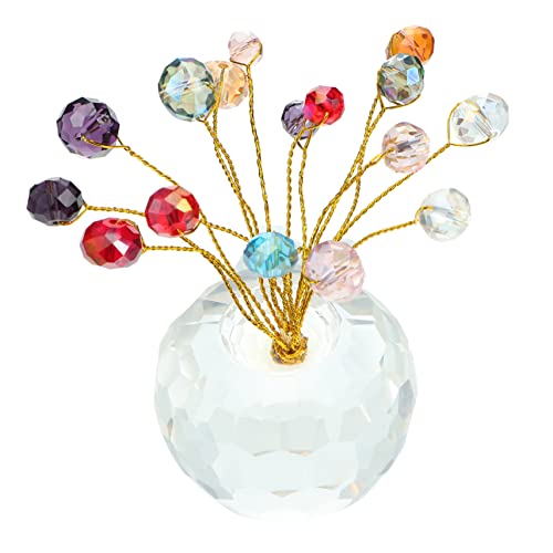 GRIRIW 1 Stück Kristallornament in Form Einer Glücksfrucht Home Office Armaturenbrett Dekoration Kristalldekoration Für Zimmer Handwerkskunst von GRIRIW