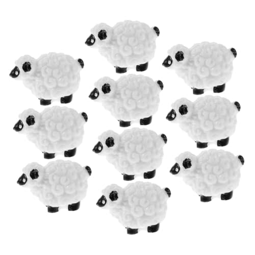 GRIRIW 10stücke Mini Schaf Figuren Aus Resin Charmante Tierornamente Für Mini-gärten Und Dekoration Detailreiche Schäfchen Für Kreative Landschaftsgestaltung GRIRIW 10stücke Mini Schaf Figuren Aus Resin Charmante Tierornamente Für Mini-gärten Und Dekoration Detailreiche Schäfchen Für Kreative Landschaftsgestaltung von GRIRIW