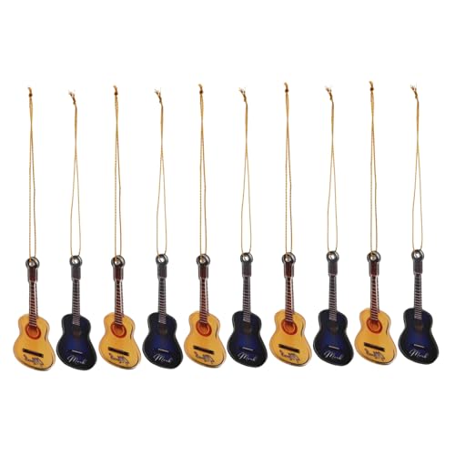 GRIRIW 10stücke Teiliges Miniatur Weihnachtsgitarre Dekorationen Für Weihnachtsbaum Mini Musikinstrumente Für Festliche Anlässe Und Wohnraumgestaltung GRIRIW 10stücke Teiliges Miniatur Weihnachtsgitarre Dekorationen Für Weihnachtsbaum Mini Musikinstrumente Für Festliche Anlässe Und Wohnraumgestaltung von GRIRIW